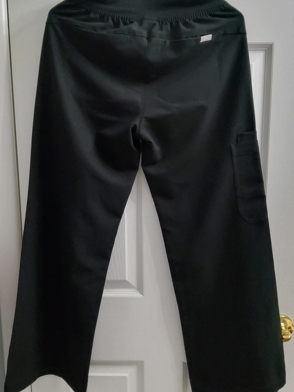 Figs Black Women's Wide Leg Scrub Pants